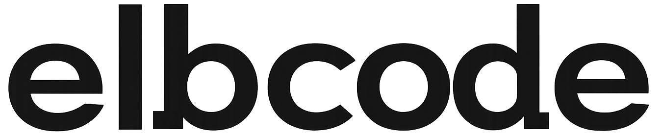 elbcode schriftzug