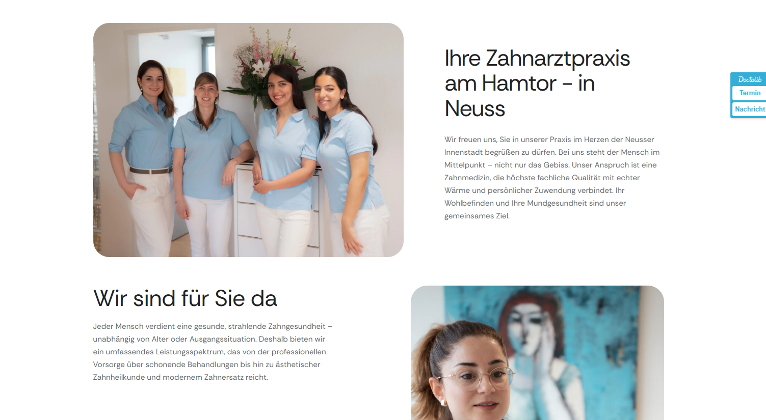 Zahnarztpraxis am Hamtor Über uns