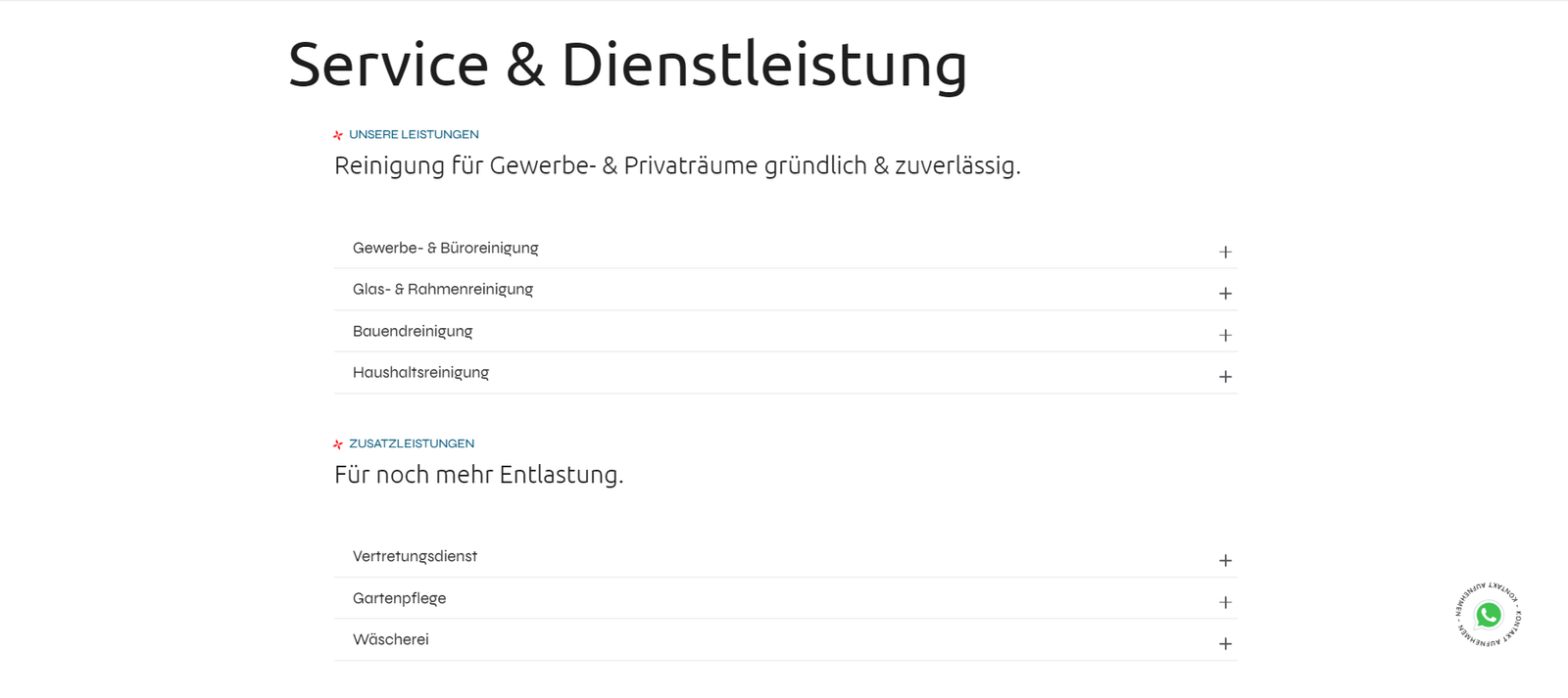 Williams Ventures Leistungen