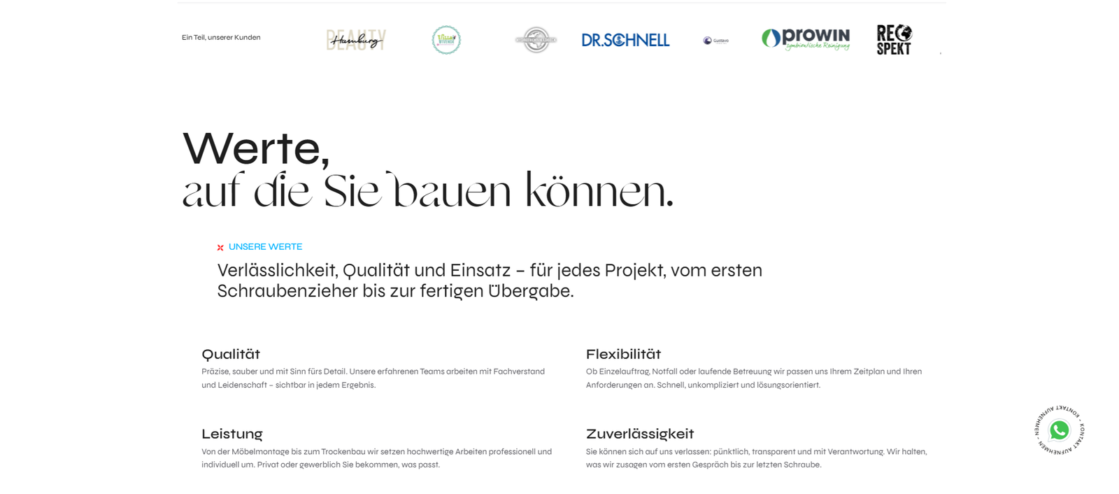 Williams Ventures Werte